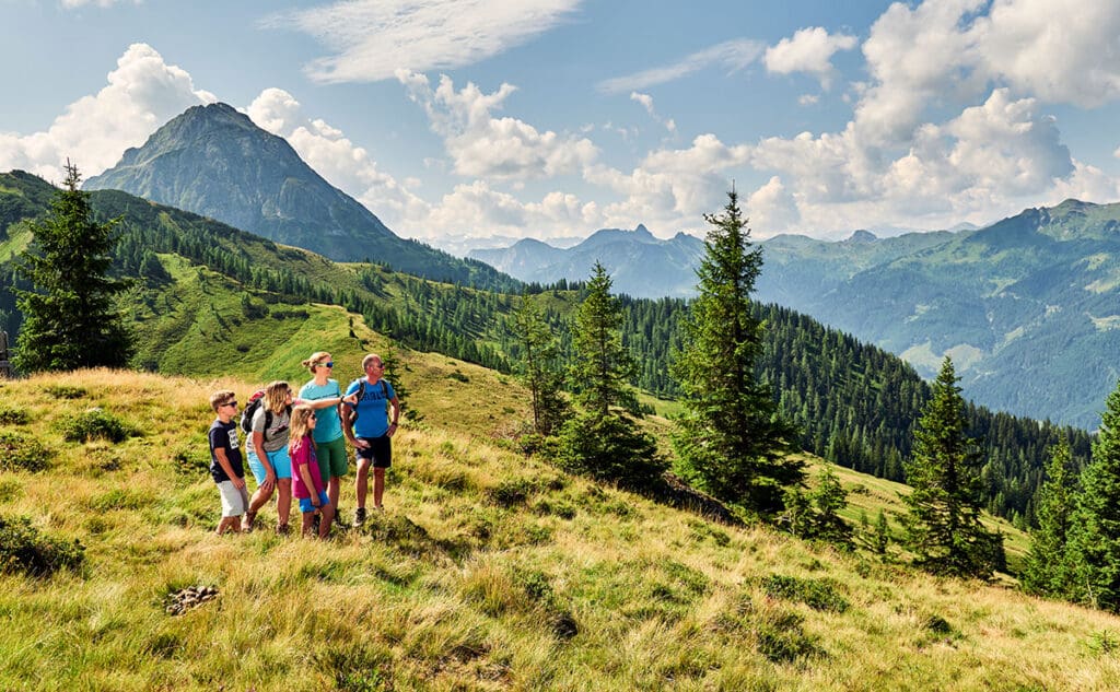 Wandern im Sommerurlaub in Wagrain-Kleinarl, Ski amadé