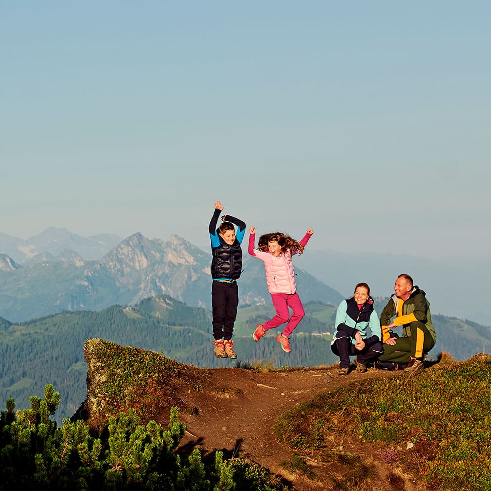 Wanderurlaub mit der Familie in Wagrain-Kleinarl